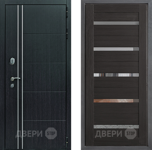 Дверь Дверной континент Теплолюкс Дизайн ФЛ-47 Венге в Коломне