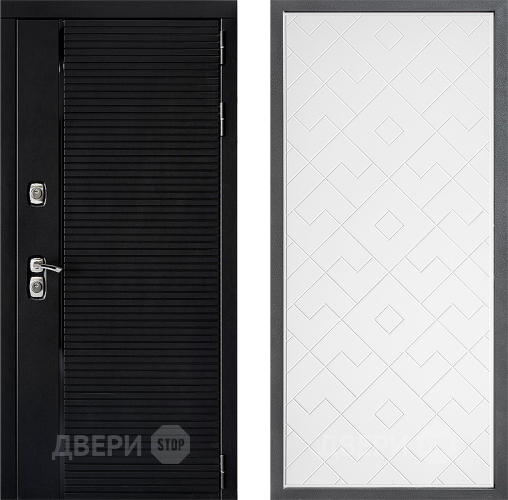Дверь Дверной континент ДК-1 ФЛ-Тиффани Белый софт в Коломне