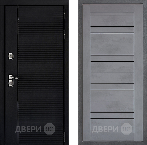 Дверь Дверной континент ДК-1 ФЛ-49 Бетон серый в Коломне