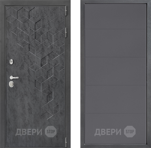 Дверь Дверной континент ДК-3/713 ФЛ-649 Графит софт в Коломне