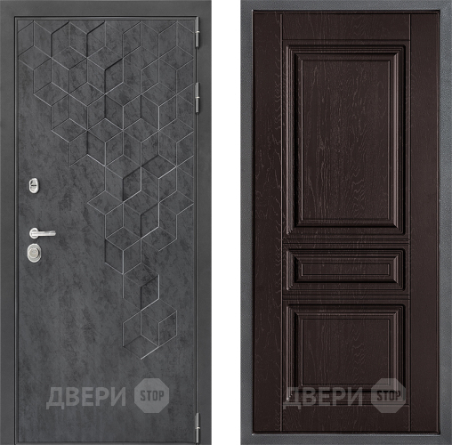 Дверь Дверной континент ДК-3/713 ФЛ-243 Дуб шоколадный в Коломне