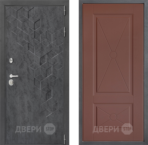 Дверь Дверной континент ДК-3/713 ФЛ-617 Ясень шоколадный в Коломне