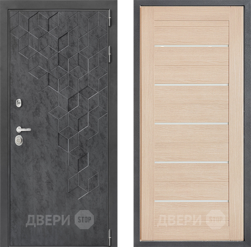Входная металлическая Дверь Дверной континент ДК-3/713 ФЛ-46 Капучино в Коломне