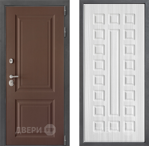 Входная металлическая Дверь Дверной континент ДК-3/729 ФЛ-183 Сандал белый в Коломне