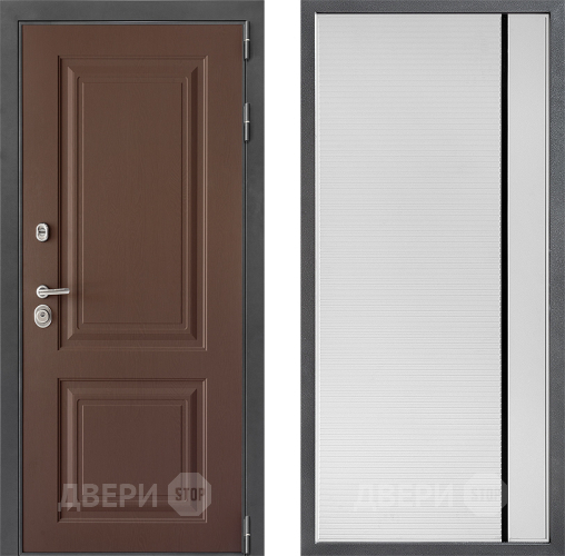 Дверь Дверной континент ДК-3/729 ФЛ-757 Черное Стекло Софт милк в Коломне