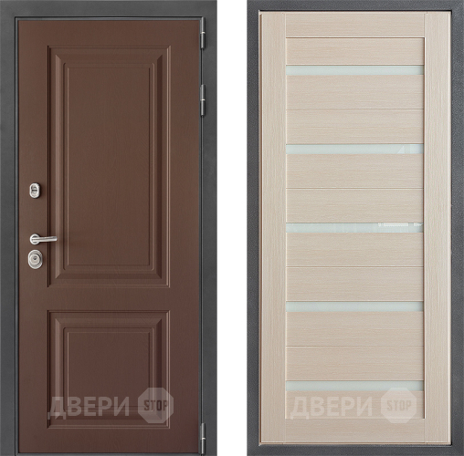 Входная металлическая Дверь Дверной континент ДК-3/729 ФЛ-47 Капучино в Коломне