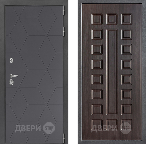 Входная металлическая Дверь Дверной континент ДК-3/744 ФЛ-183 Венге в Коломне