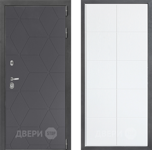 Входная металлическая Дверь Дверной континент ДК-3/744 ФЛ-Кватро Белое дерево в Коломне