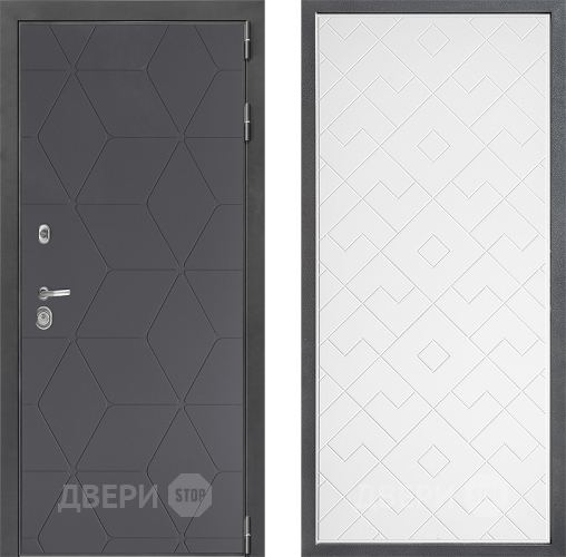 Дверь Дверной континент ДК-3/744 ФЛ-Тиффани Белый софт в Коломне