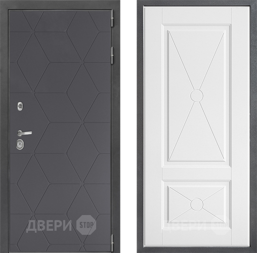 Входная металлическая Дверь Дверной континент ДК-3/744 ФЛ-617 Софт милк в Коломне