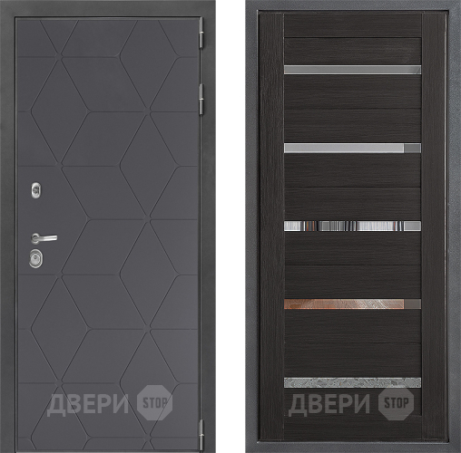 Входная металлическая Дверь Дверной континент ДК-3/744 ФЛ-47 Венге в Коломне