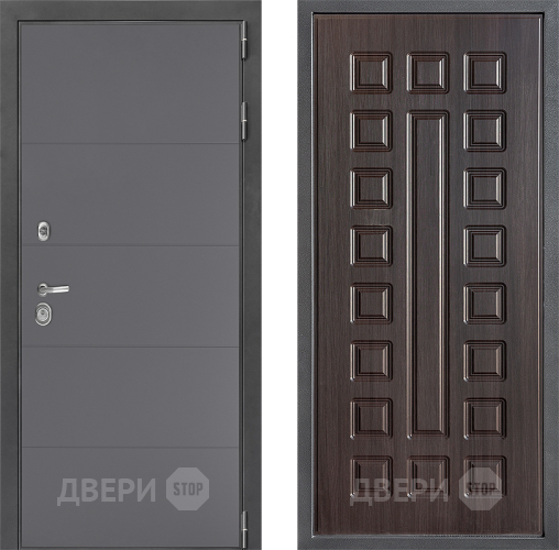 Входная металлическая Дверь Дверной континент ДК-3/649 ФЛ-183 Венге в Коломне