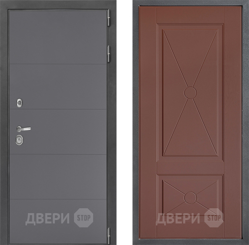 Дверь Дверной континент ДК-3/649 ФЛ-617 Ясень шоколадный в Коломне
