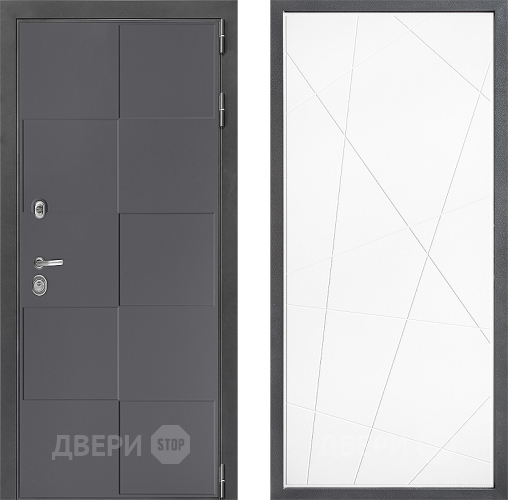Дверь Дверной континент ДК-3/606 ФЛ-655 Белый софт в Коломне