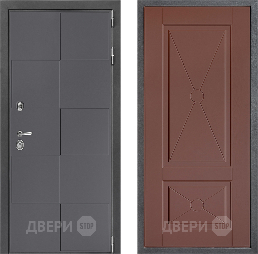 Дверь Дверной континент ДК-3/606 ФЛ-617 Ясень шоколадный в Коломне