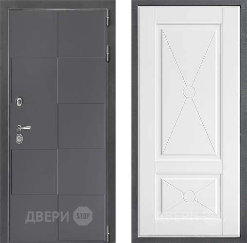 Входная металлическая Дверь Дверной континент ДК-3/606 ФЛ-617 Софт милк в Коломне