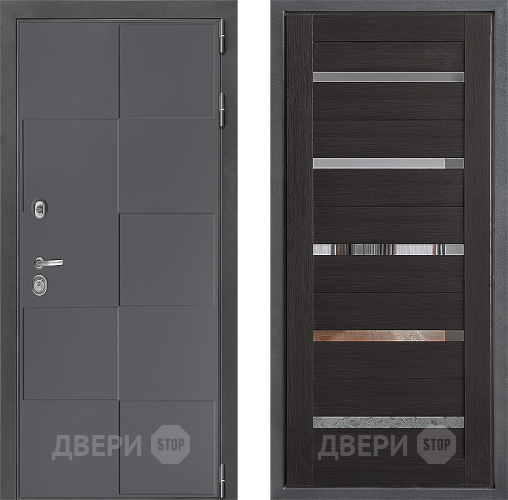 Входная металлическая Дверь Дверной континент ДК-3/606 ФЛ-47 Венге в Коломне