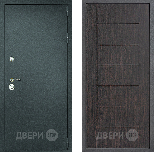 Дверь Дверной континент Рубикон Серебро Дизайн ФЛ-Лайн Венге в Коломне