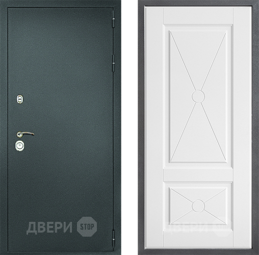Входная металлическая Дверь Дверной континент Рубикон Серебро Дизайн ФЛ-617 Софт милк в Коломне
