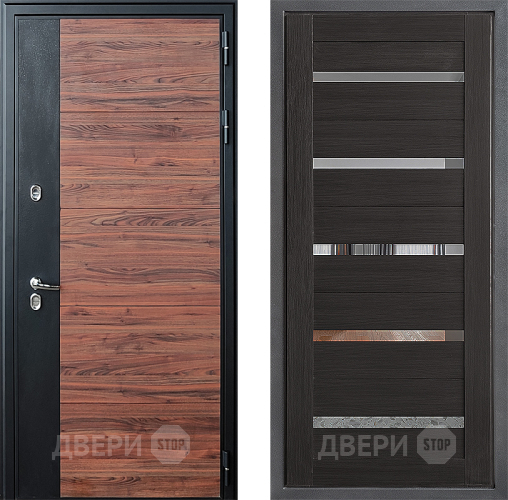 Дверь Дверной континент ДК-15 Красное Дерево ТЕРМО ФЛ-47 Венге в Коломне