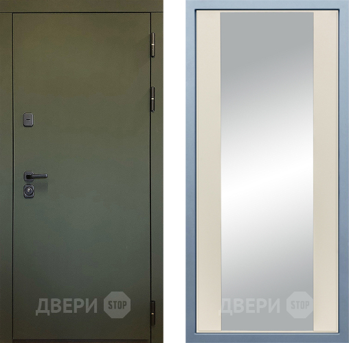 Входная металлическая Дверь Дива МД-61 Д-15 Зеркало Шампань в Коломне