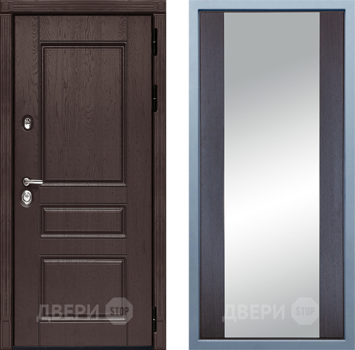 Дверь Дива МД-90 Д-15 Зеркало Венге в Коломне