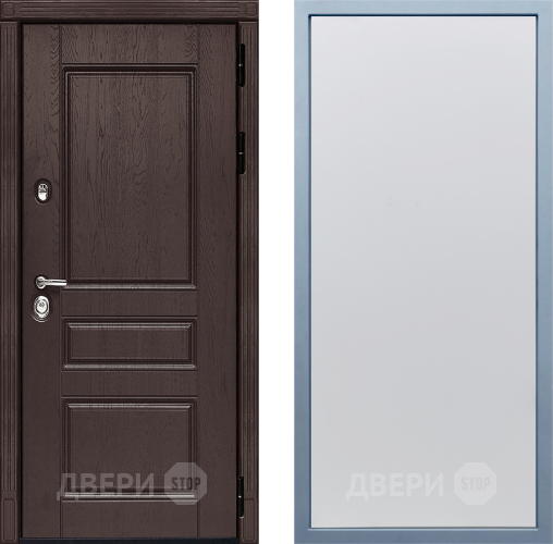 Входная металлическая Дверь Дива МД-90 Н-1 Белый в Коломне