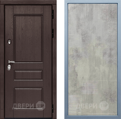 Дверь Дива МД-90 Д-4 Бетон темный в Коломне