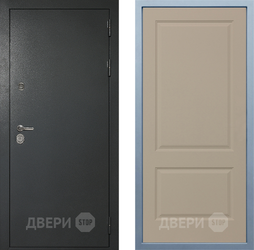 Входная металлическая Дверь Дива МД-40 Титан Д-7 Шампань в Коломне