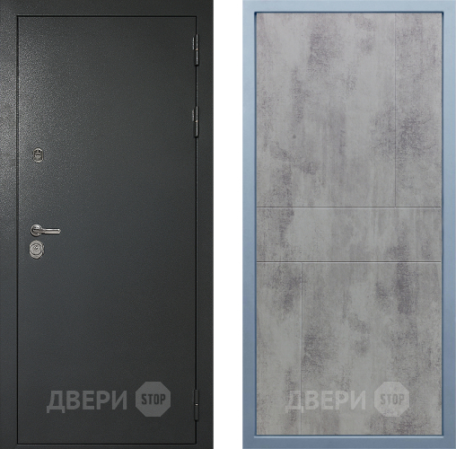 Дверь Дива МД-40 Титан М-1 Бетон темный в Коломне