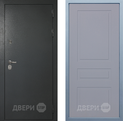 Входная металлическая Дверь Дива МД-40 Титан Н-13 Силк Маус в Коломне