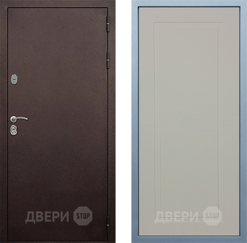 Входная металлическая Дверь Дива МД-40 Медь Н-10 Шампань в Коломне