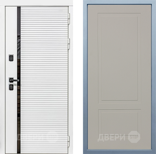 Входная металлическая Дверь Дива МХ-45 Белая STR Н-7 Шампань в Коломне