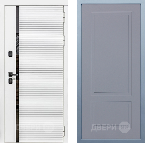 Дверь Дива МХ-45 Белая STR Н-7 Силк Маус в Коломне