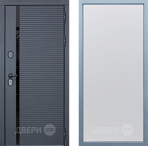Входная металлическая Дверь Дива МХ-45 STR Н-1 Белый в Коломне