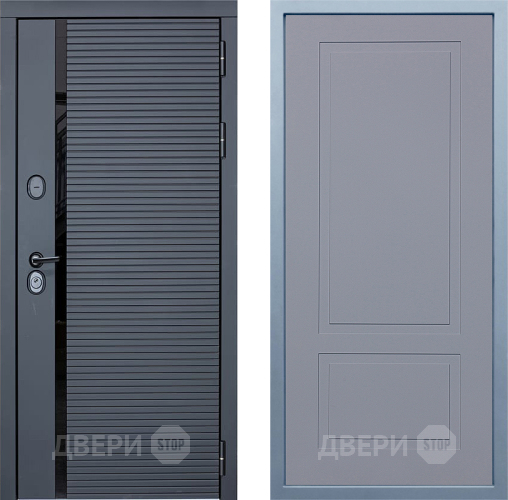 Входная металлическая Дверь Дива МХ-45 STR Н-7 Силк Маус в Коломне