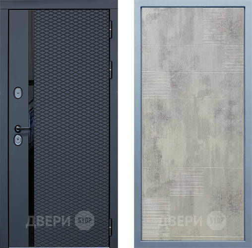 Входная металлическая Дверь Дива МХ-47 STR Д-4 Бетон темный в Коломне