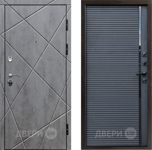 Дверь Престиж Лучи Porte Черный кварц в Коломне