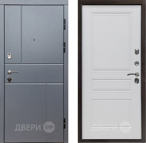 Дверь Престиж Горизонт Грэй Классика Белый матовый в Коломне