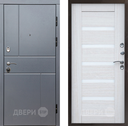 Дверь Престиж Горизонт Грэй Царга Лиственница белая в Коломне