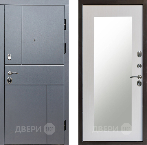 Дверь Престиж Горизонт Грэй Зеркло Пастораль Лиственница белая в Коломне