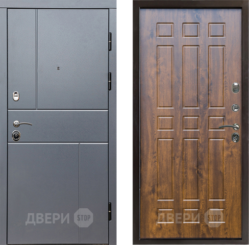 Входная металлическая Дверь Престиж Горизонт Грэй Спарта Дуб в Коломне