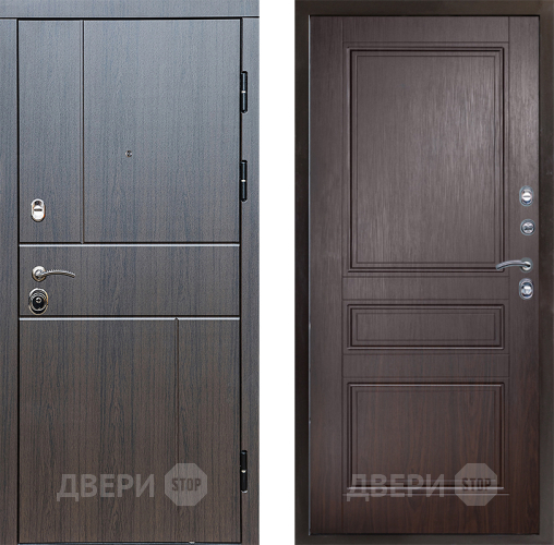 Входная металлическая Дверь Престиж Горизонт Венге Классика Венге в Коломне