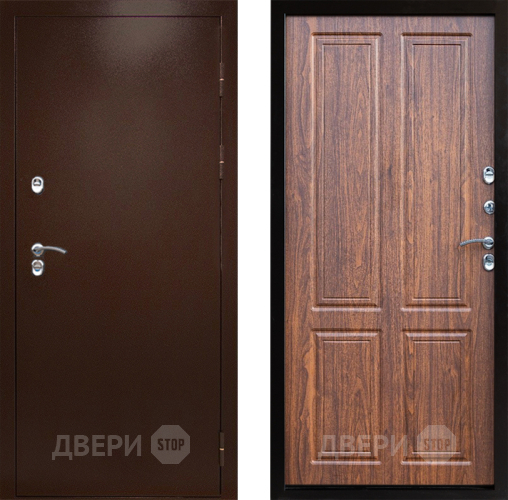 Дверь Престиж TERMO с терморазрывом Снегирь Медь Премиум Орех светлый в Коломне
