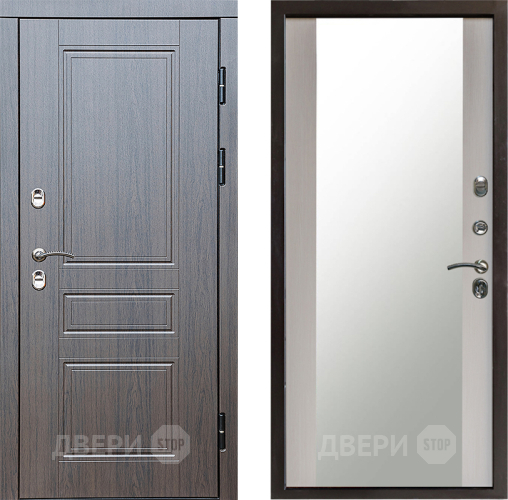 Дверь Престиж TERMO с терморазрывом Классика Зеркало Лиственница белая в Коломне