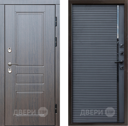 Дверь Престиж TERMO с терморазрывом Классика Porte Черный кварц в Коломне