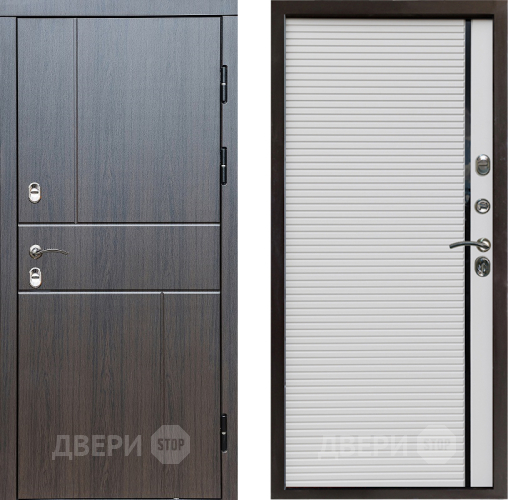 Входная металлическая Дверь Престиж TERMO с терморазрывом Горизонт Венге Porte Белый в Коломне