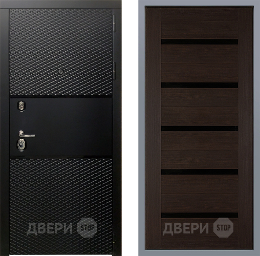 Дверь Заводские двери Тефлон СБ-1 орех тисненый в Коломне