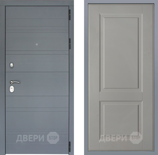 Дверь Заводские двери Лира Софт графит Доррен Грей софт в Коломне