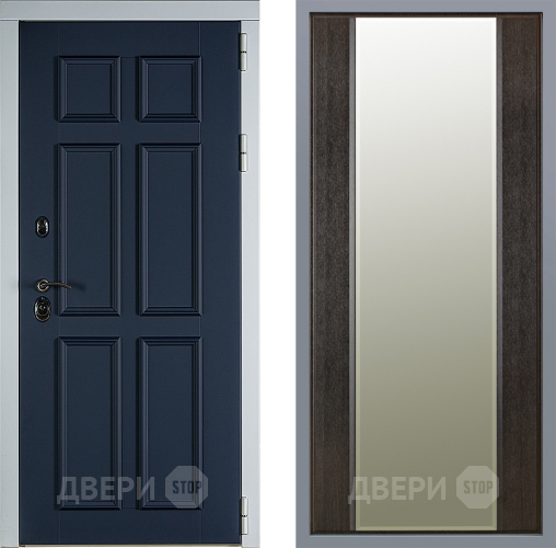 Дверь Заводские двери Стокгольм Зеркало Макси Венге в Коломне